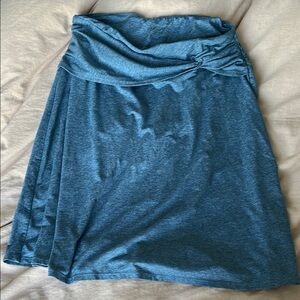Patagonia Blue Skirt with Ruched Detail size m